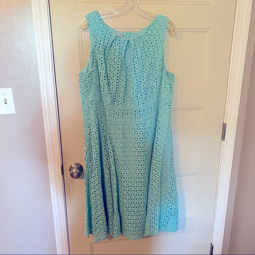 Dress Barn Light Blue Size 18 Dress
